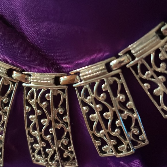 Vintage silver Sarah Coventry necklace 18” - Picture 4 of 4